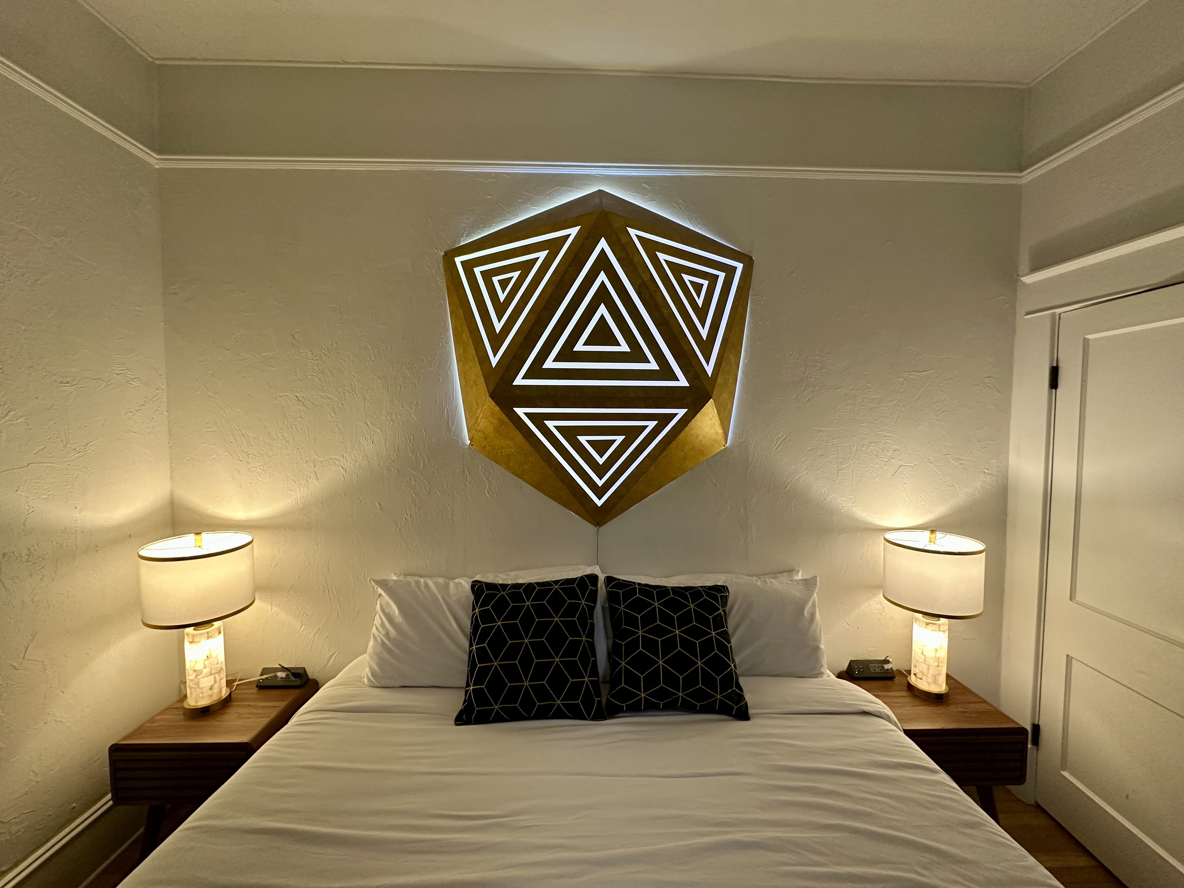 Triangle Headboard Installation