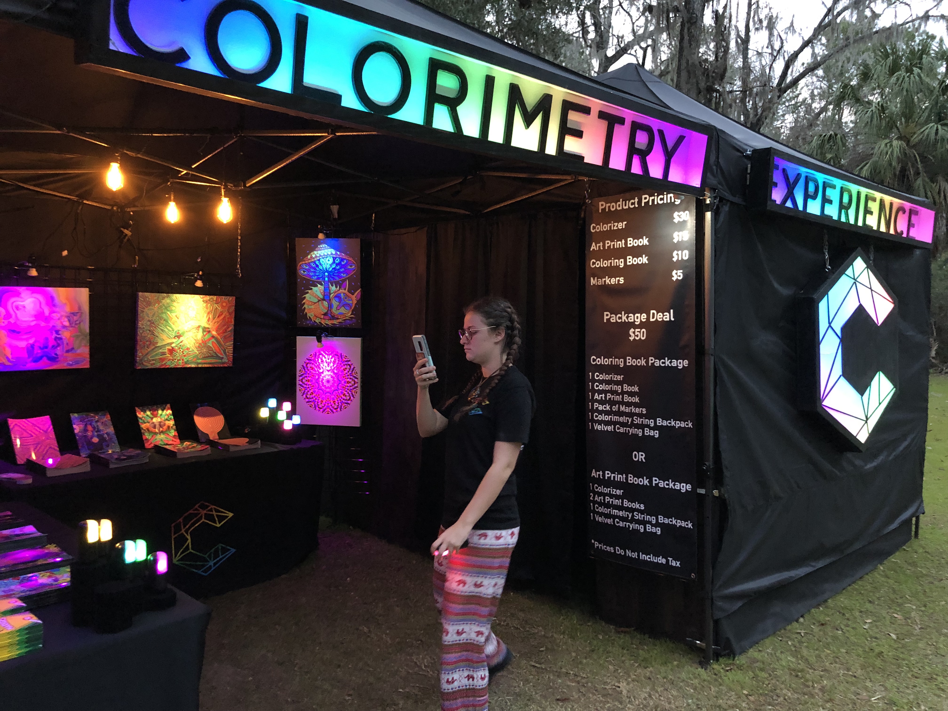 Colorimetry Custom Vendor Booth